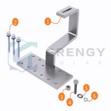 Монтажный кронштейн для черепичной крыши