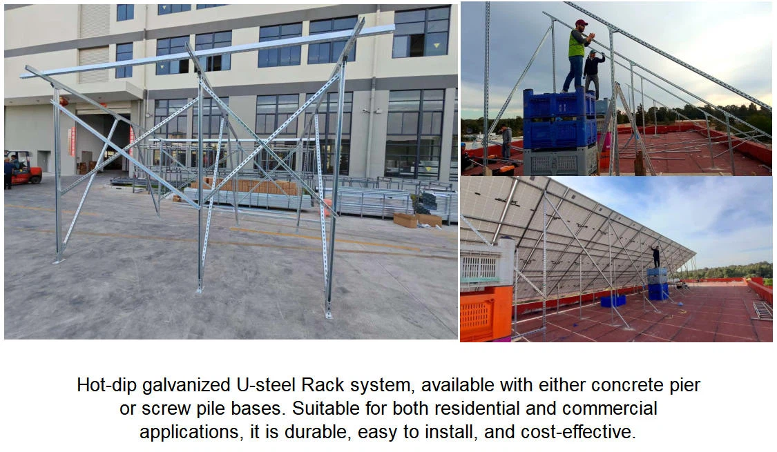 Galvanized Steel Solar Ground Mount projects one Galvanized Steel Solar Ground Mount projects one