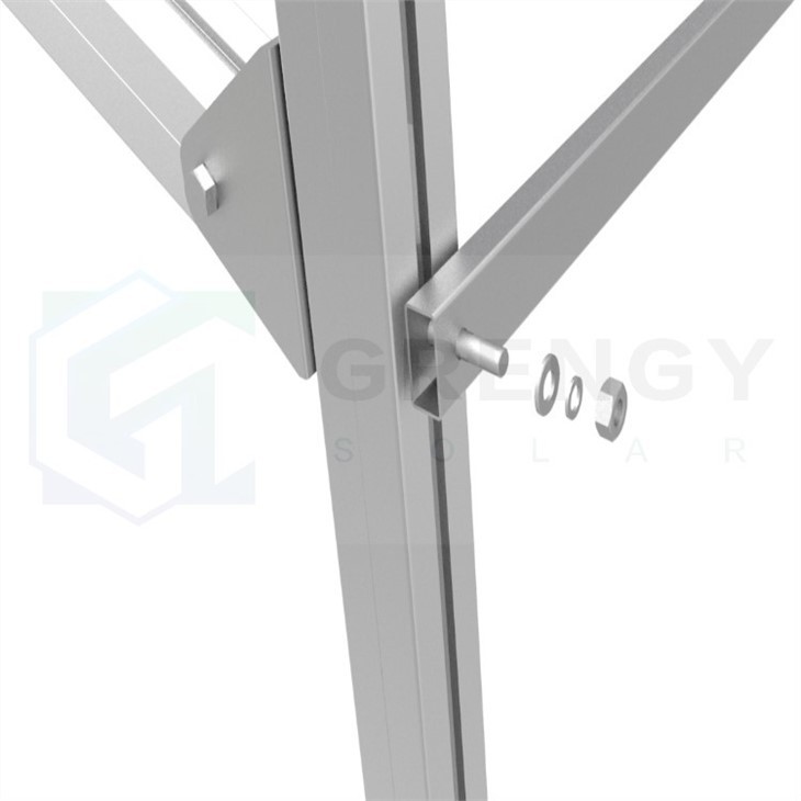 support component of solar farm racking
