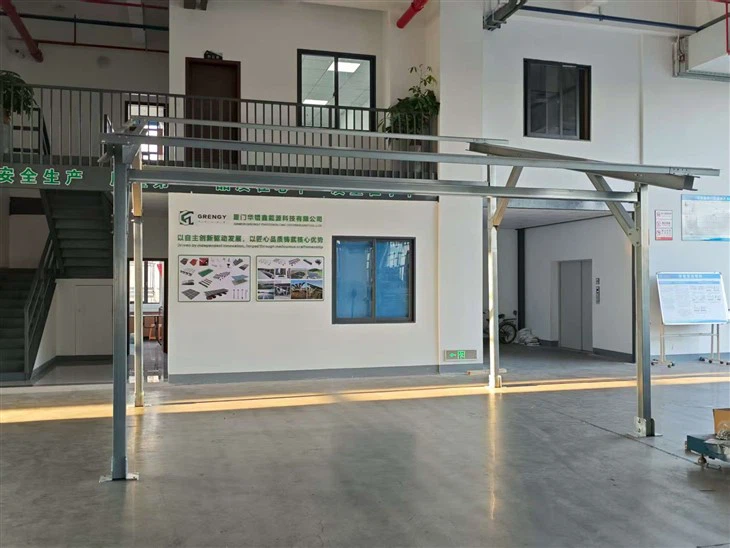 Commercial ZAM Solar Carport Structures - Low Maintenance, Long Life high quality
