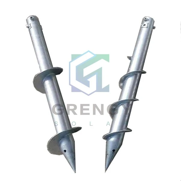 Adjustable Solar Ground Screw Piling Systems