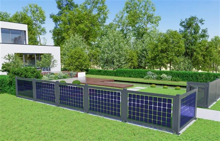 Bifacial Solar Fence