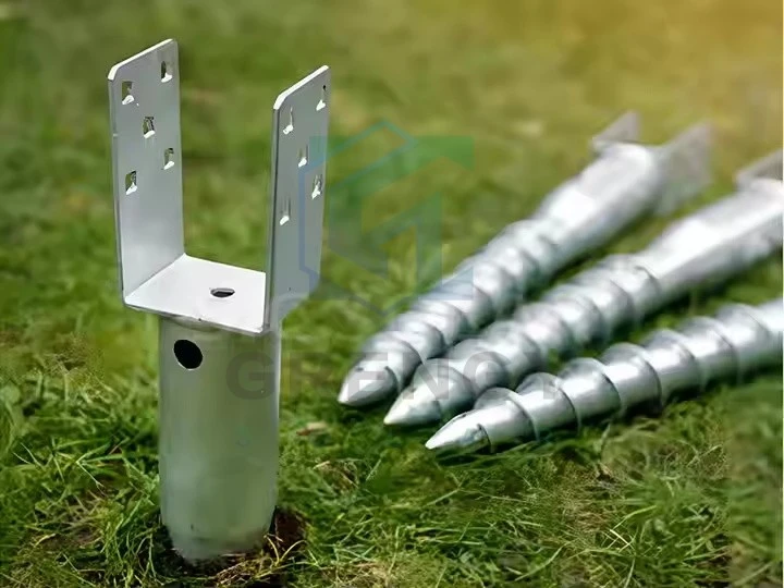 Hand Driven Screw Piles