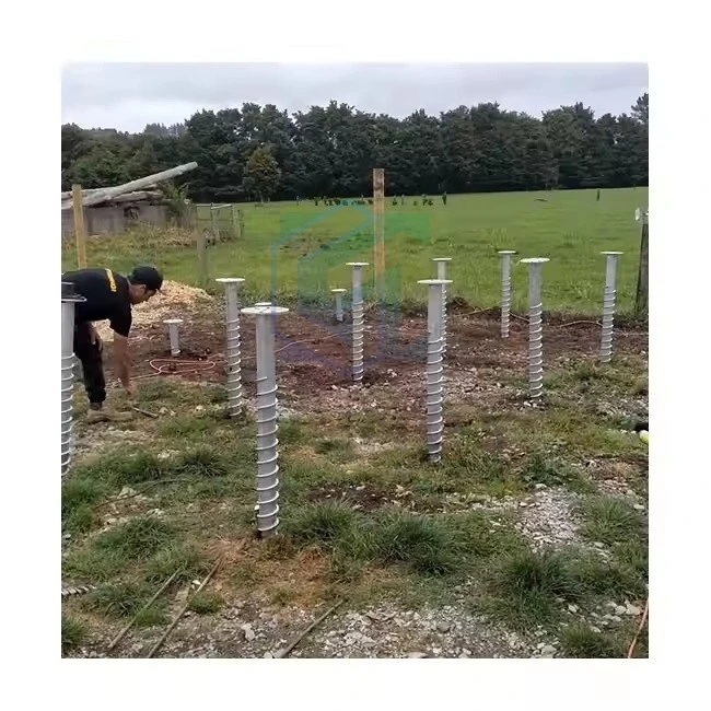 Hand Driven Screw Piles
