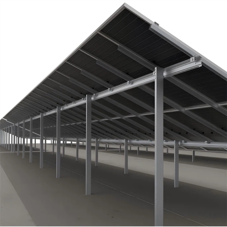 Стальная солнечная стойка с покрытием ZAM, наземное крепление